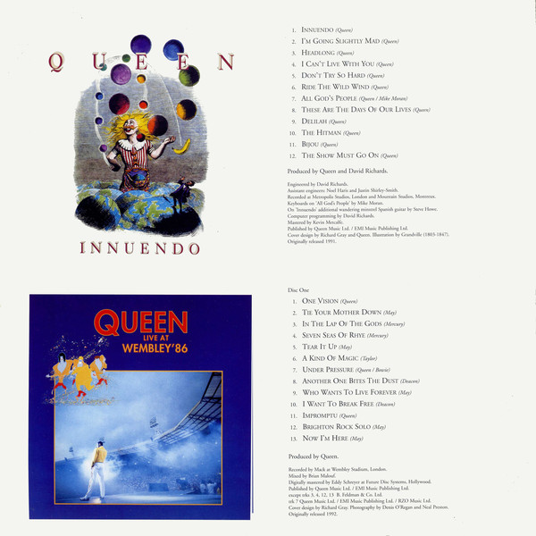 Queen  The Ultimate Collection : Front17+vk18